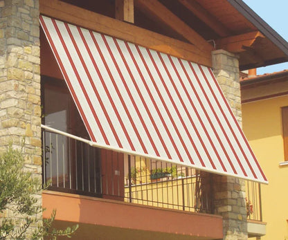 Tenda da sole a caduta 3x2,45 mt – Con argano, beige