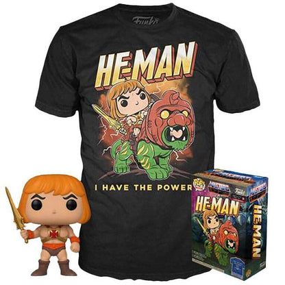 Funko Pop Tees Masters Of The Universe He-Man 991 Special Edition With T-Shirt M