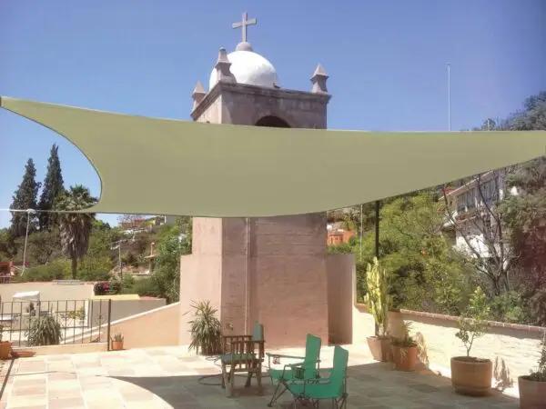 Tenda Vela in poliestere modello quadrato
