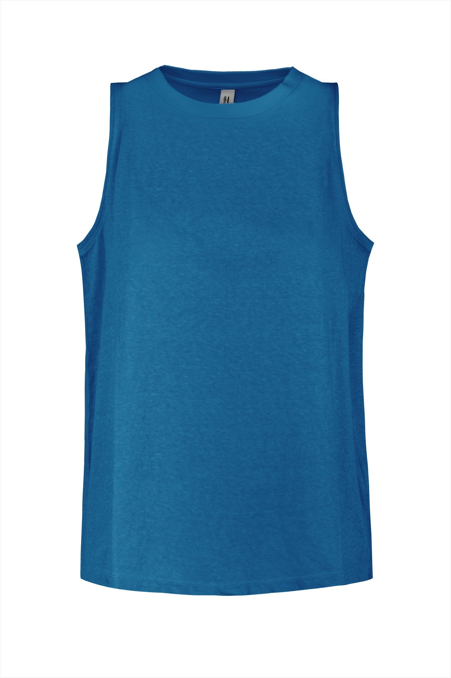 Bomboogie canotta da donna in cotone TW7463TJSEY cobalto