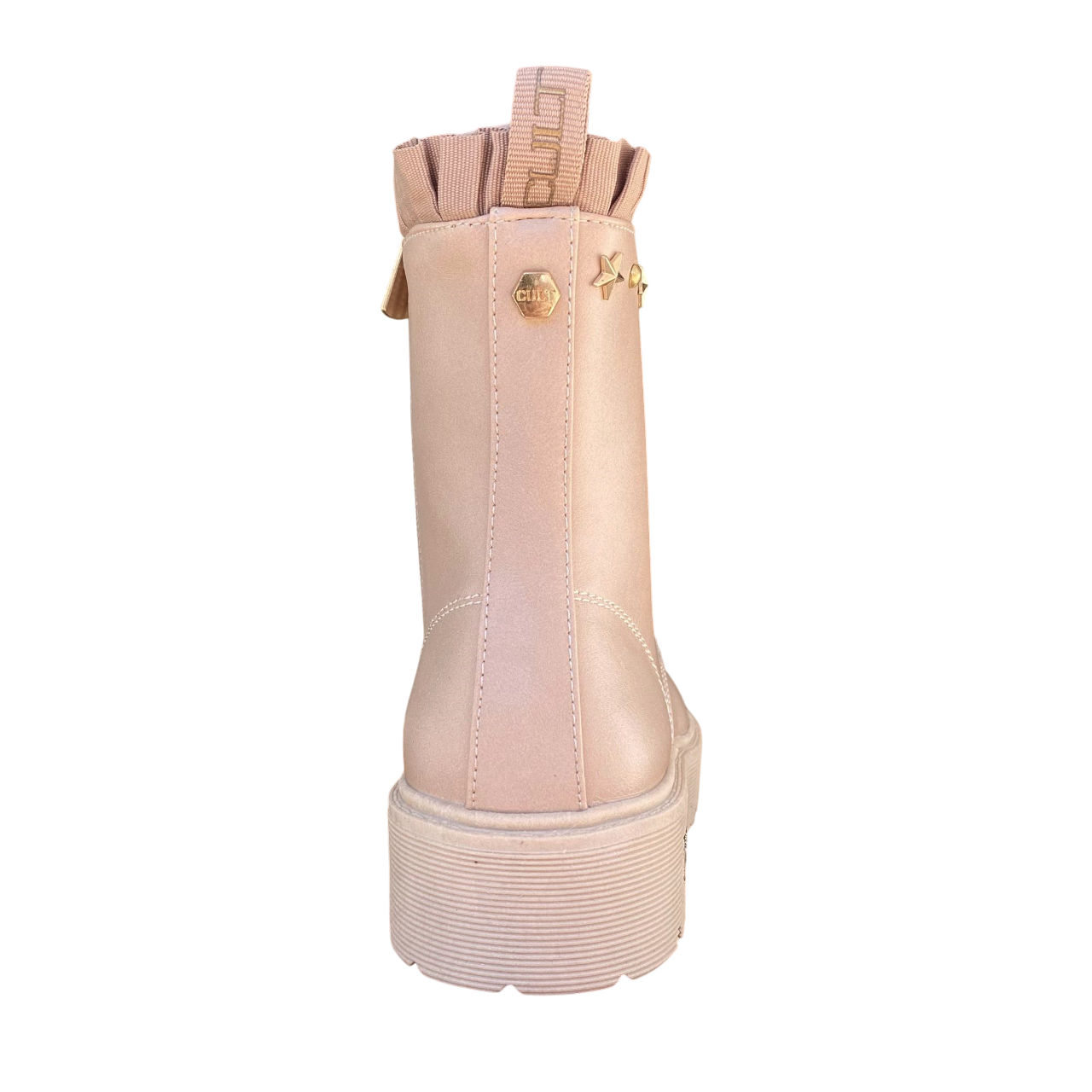 Cult Stivaletto T-388B 3540 Beige Ragazza 7 Fori Borchie Rouge