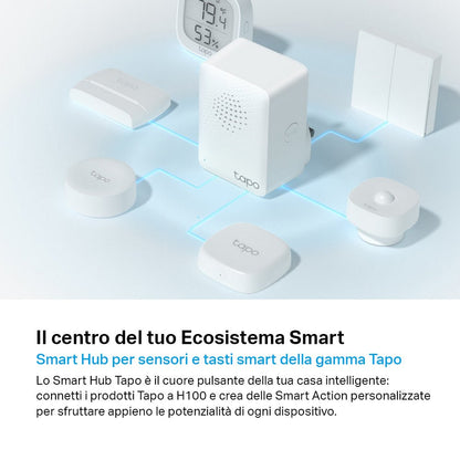 Tapo H100 Smart Hub, Allarme e Campanello Integrato
