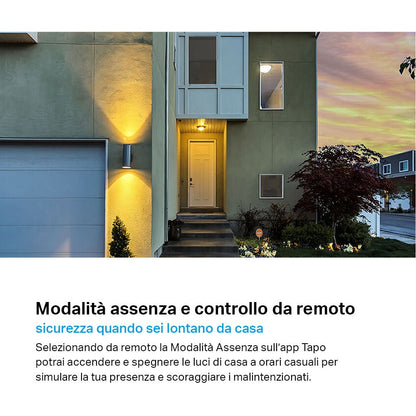 Tapo L510E Lampadina Smart WiFi E27 Luce Calda 806lm 9W Alexa Google, 2pz
