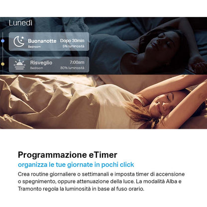 Tapo L530E Lampadina LED Smart Wi-Fi Multicolore E27, Controllo Vocale con Alexa, 4pz