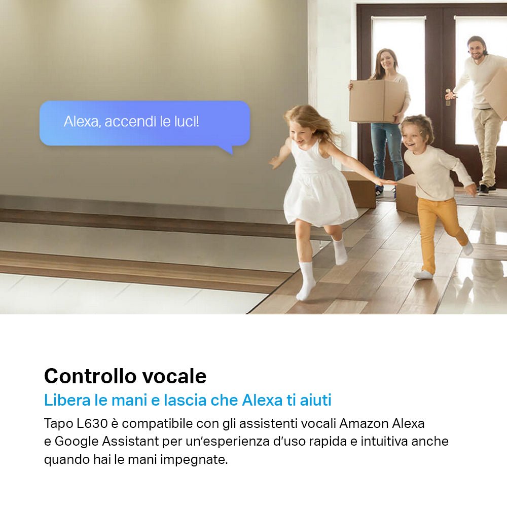 Tapo L630 Faretto LED Smart Wi-Fi Multicolore GU10, Controllo Vocale con Alexa, 4pz