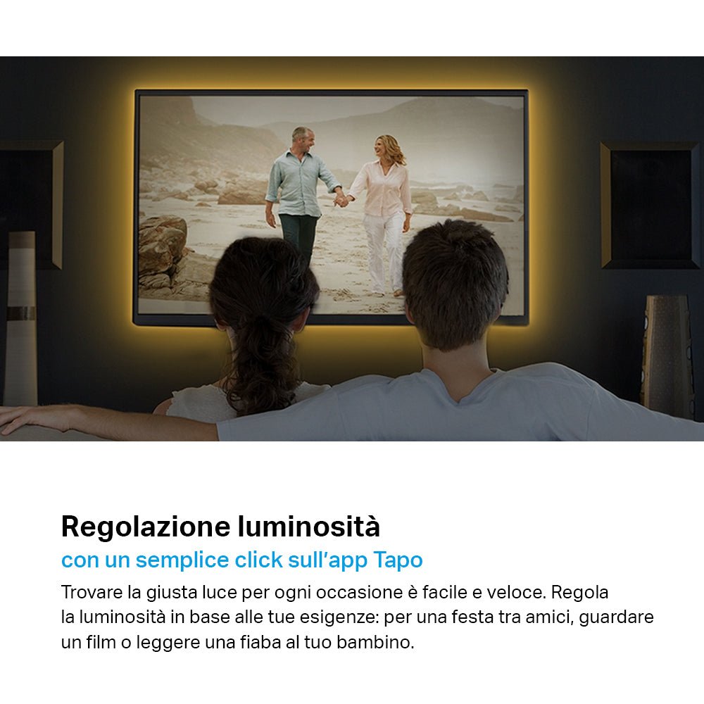 Tapo L900-5 Striscia LED Smart Wi-Fi Multicolore 5m, Controllo Vocale con Alexa