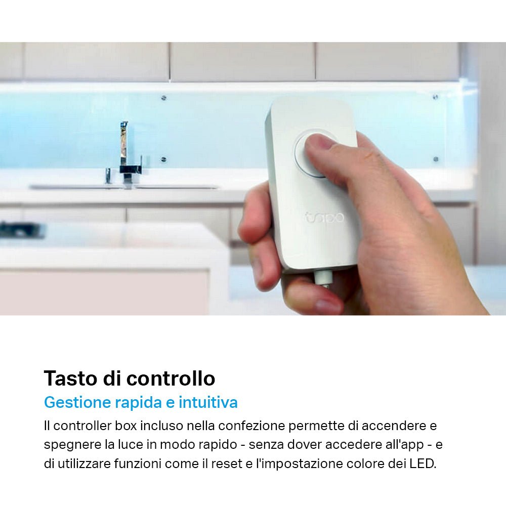Tapo L900-5 Striscia LED Smart Wi-Fi Multicolore 5m, Controllo Vocale con Alexa