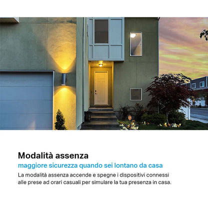 Tapo P105 Presa Smart Wi-Fi Italiana Tipo C-F-L 10A, Controllo Vocale con Alexa, 2pz