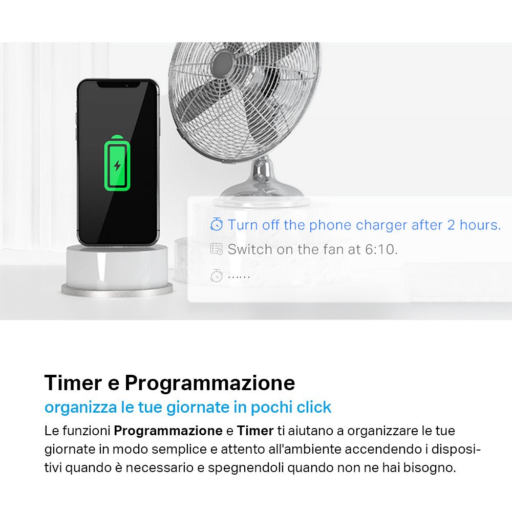 Tapo P300 Ciabatta Smart WiFi 3 Prese Controllo Separato USB 18W Alexa