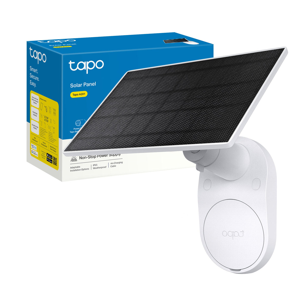 Tapo A201 Pannello Solare 2.5W 5.2V per Telecamere Batteria Cavo 4m