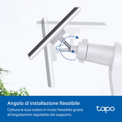 Tapo A201 Pannello Solare 2.5W 5.2V per Telecamere Batteria Cavo 4m