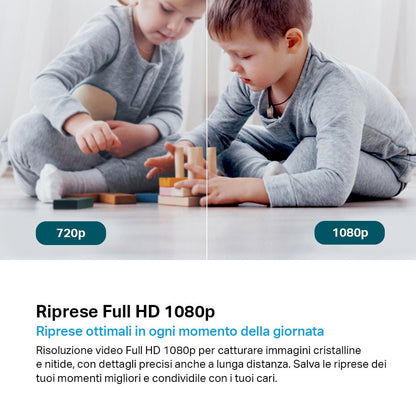 Tapo C100 Telecamera Wi-Fi Interno 1080P FHD