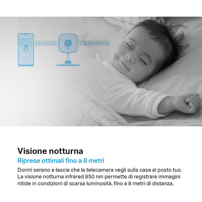Tapo C100 Telecamera Wi-Fi Interno 1080P FHD