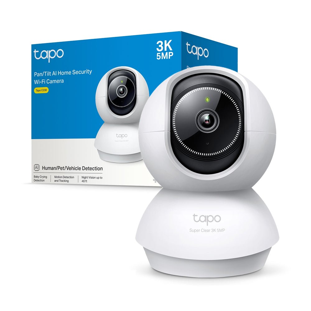 Tapo C230 Telecamera Wi-Fi Interno 3K 5MP, 360° Visuale