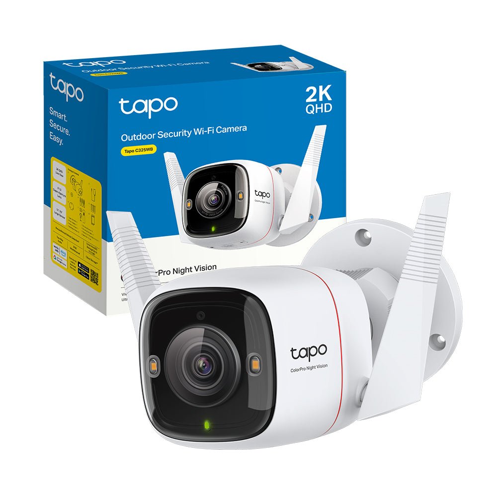 Tapo C325WB Telecamera WiFi Esterno 2K 4MP, ColorPro, WiFi/Ethernet