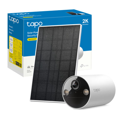 Tapo C410 KIT Telecamera WiFi Esterno 2K 3MP Batteria con Pannello Solare