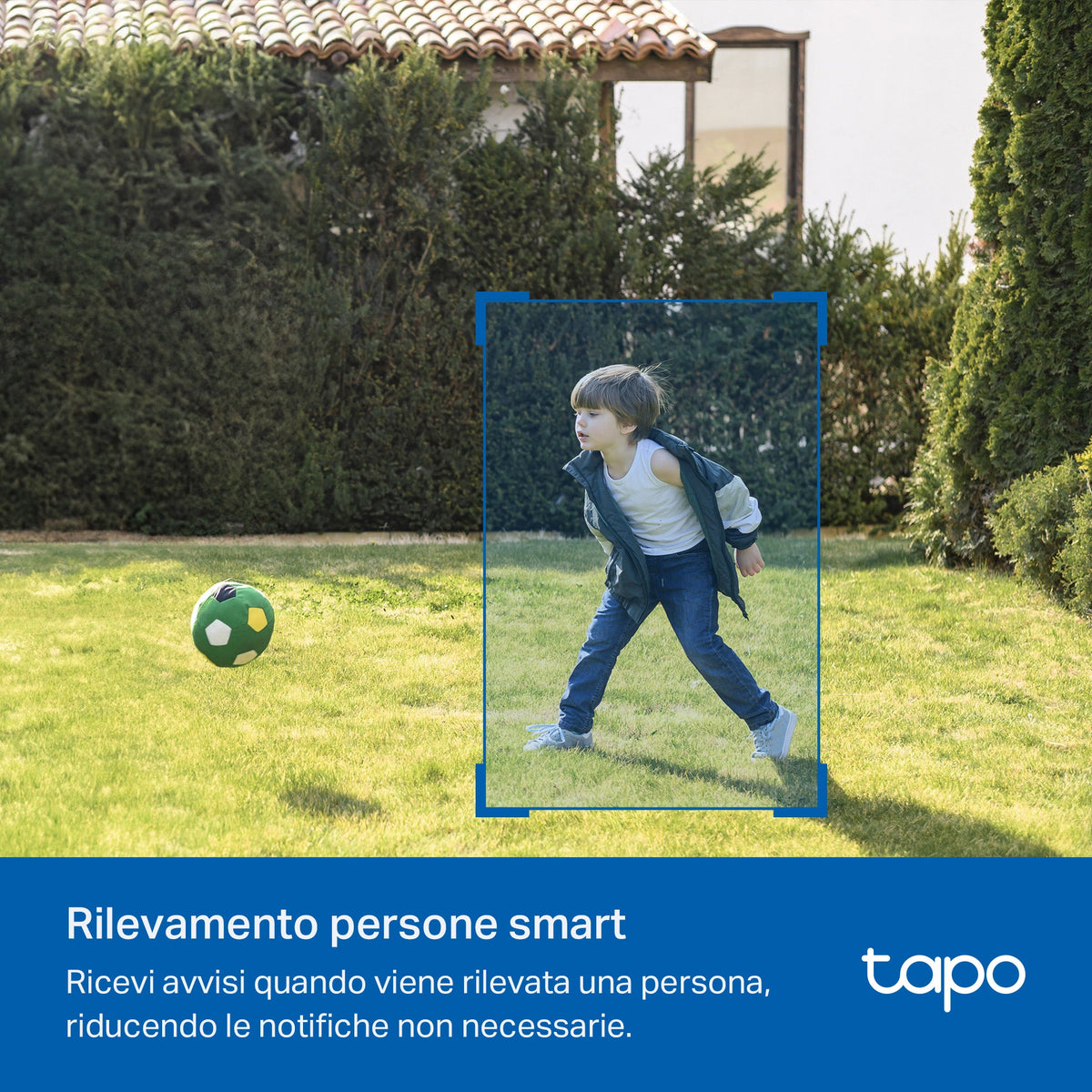 Tapo C410 KIT Telecamera WiFi Esterno 2K 3MP Batteria con Pannello Solare