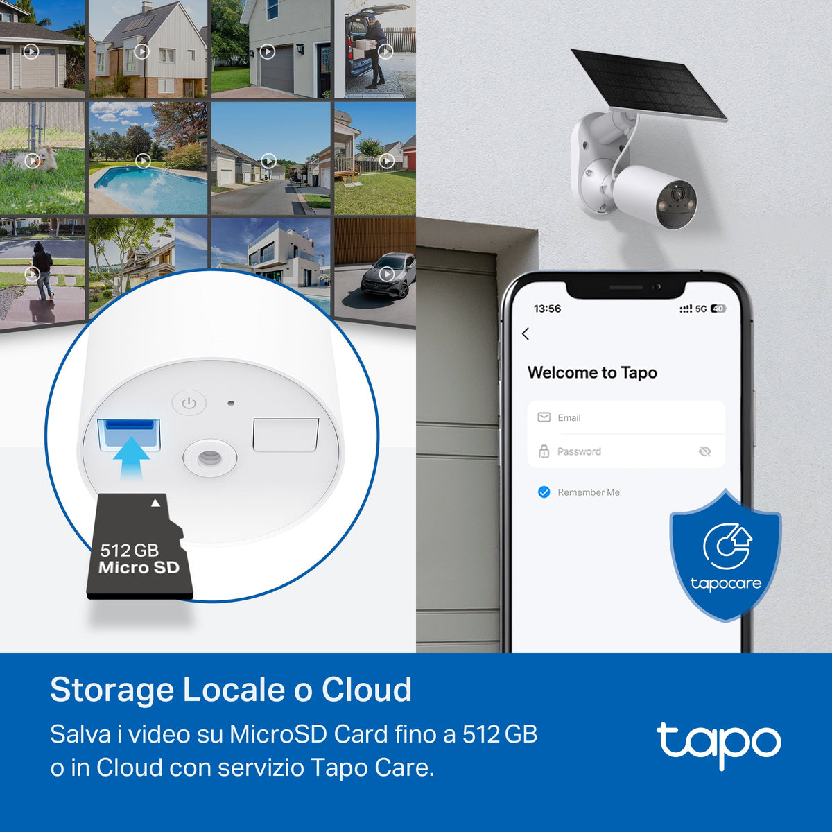 Tapo C410 Telecamera Wi-Fi Esterno a Batteria 2K 3MP, Visione Notturna a Colori
