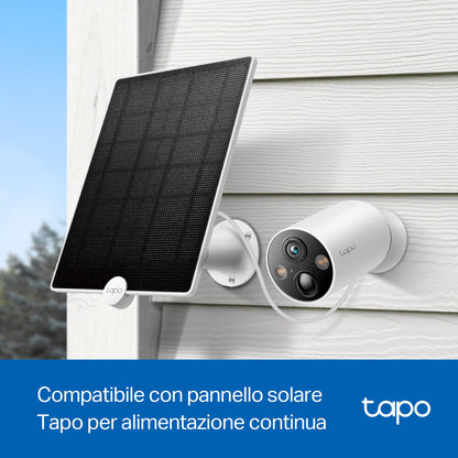 Tapo C425 Telecamera WiFi Esterno 2K 4MP Batteria, Base Magnetica, 4pz