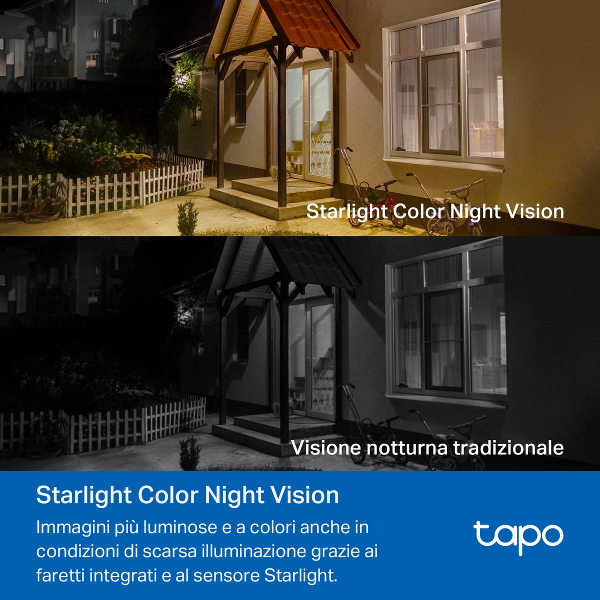 Tapo C460 Telecamera WiFi Esterno 4K 8MP Batteria, Base Magnetica Starlight