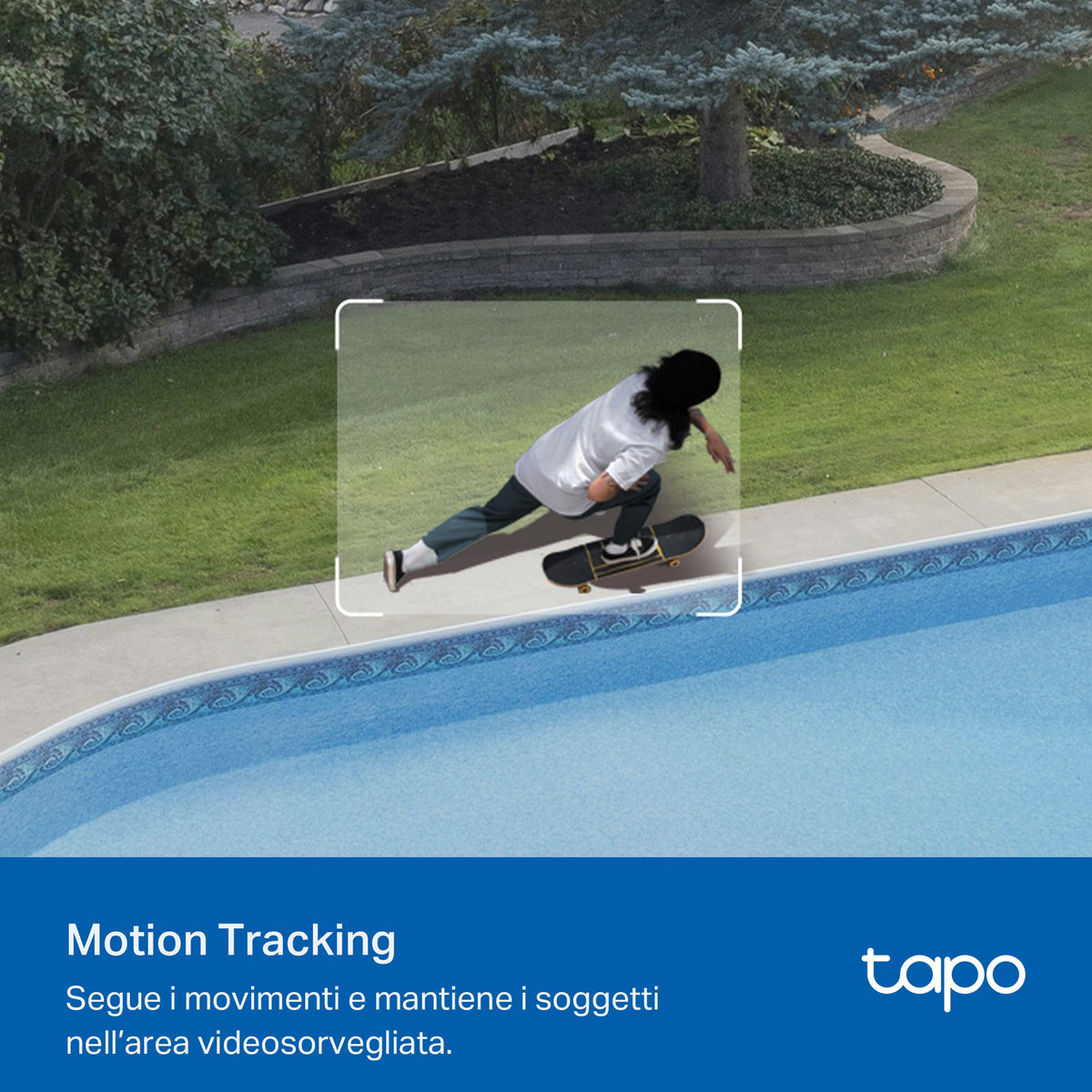 Tapo C530WS Telecamera WiFi Esterno 3K 5MP, Starlight, 360° PTZ, WiFi/Ethernet