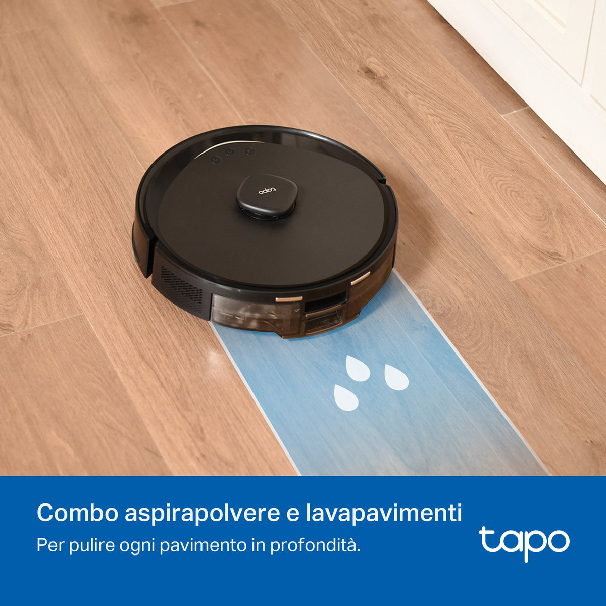 Tapo RV30 Max Robot Aspirapolvere, Navigazione LiDAR+IMU