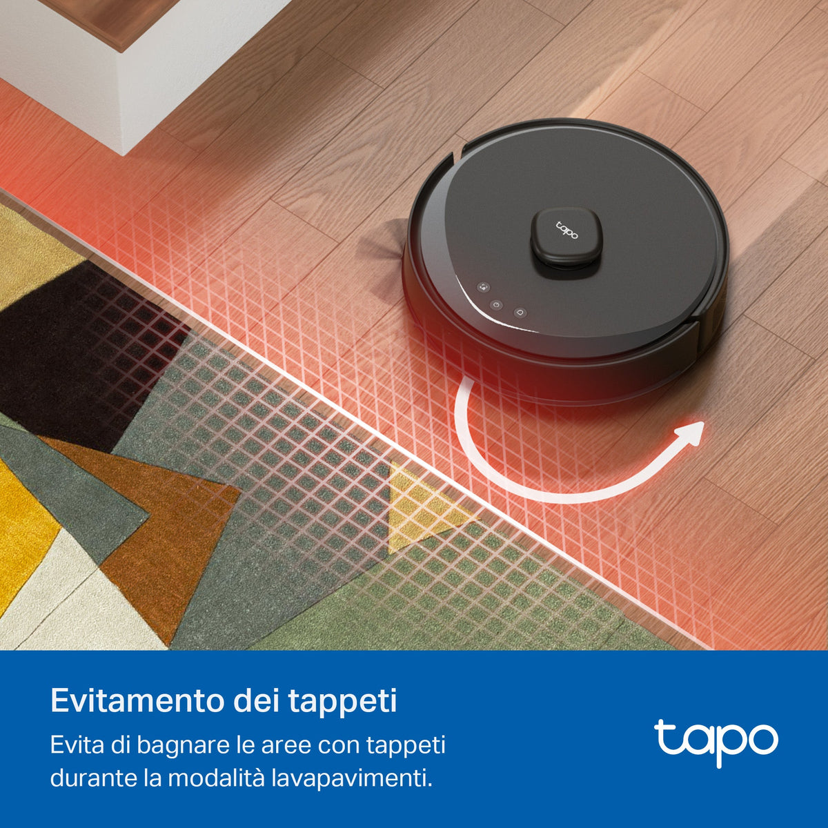 Tapo RV30 Max Robot Aspirapolvere, Navigazione LiDAR+IMU