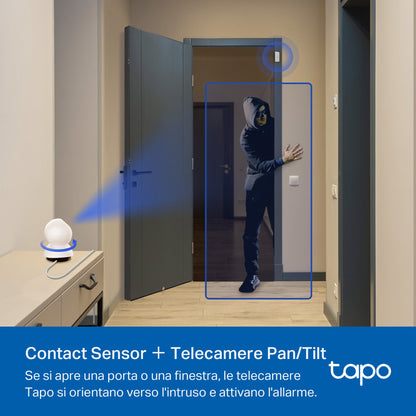 Tapo T30 KIT Sistema di Allarme Antifurto, Kit di Sensori Smart
