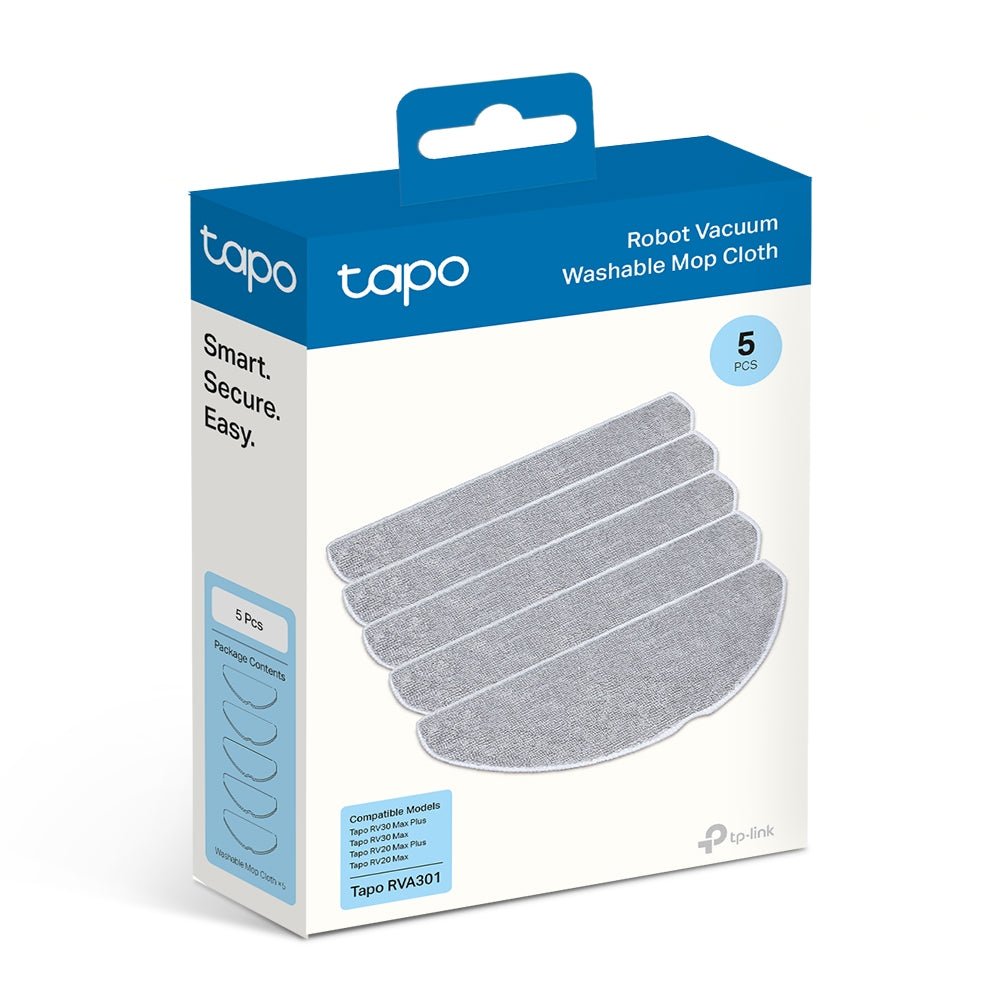 Tapo RVA301 Panni Lavabili Robot Aspirapolvere RV20/RV30, 5pz