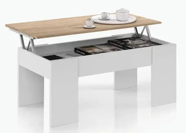 Wohnzimmer Couchtisch 100x50x45h Kanadisch Weiß
