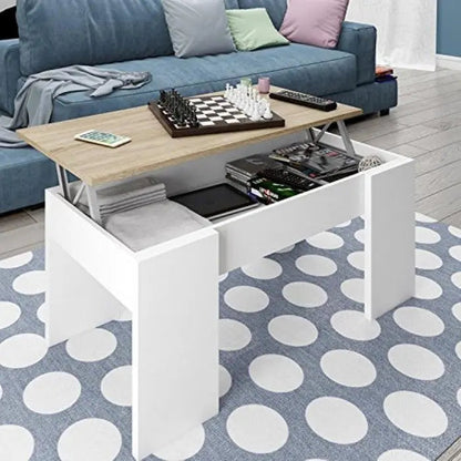 Wohnzimmer Couchtisch 100x50x45h Kanadisch Weiß
