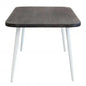 Granada Table - White Aluminum with Gray Top 160x90 cm
