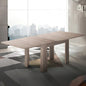Modern Design Extendable Console Table Pearl Elm JESI