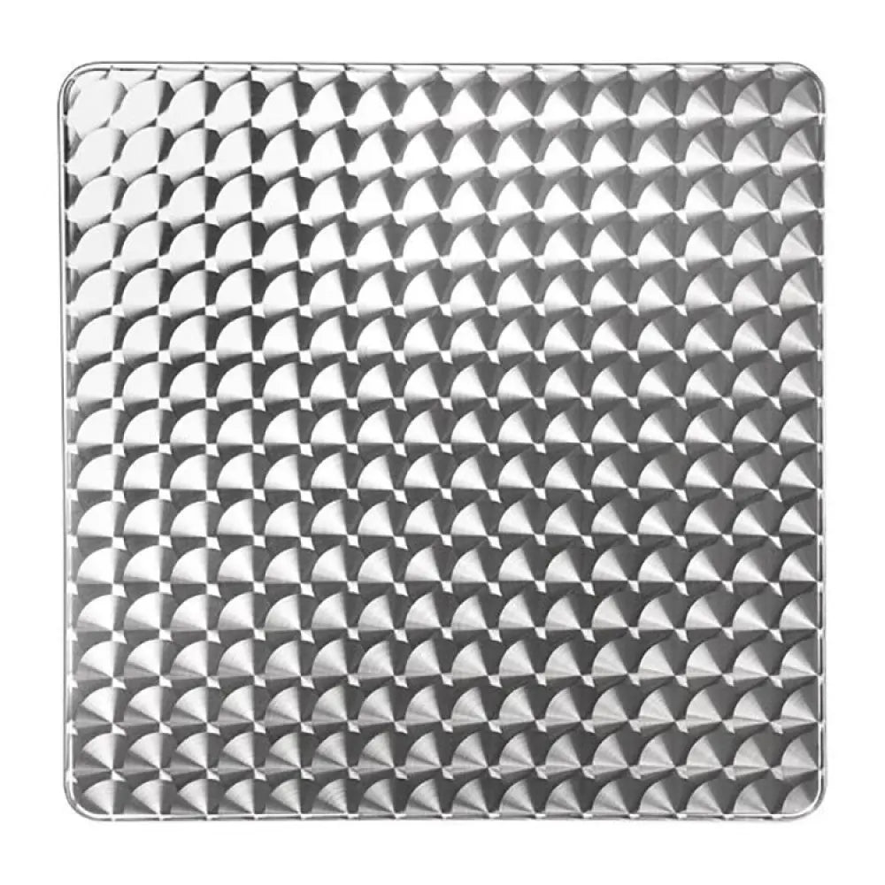 Wassersäulentisch: Stahl und Aluminium, 60x60x70 cm