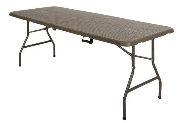 Tavolo birreria pieghevole 180x70x74 marrone
