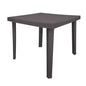 Figaro 80x80 plastic outdoor table three colors