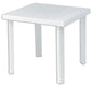 Figaro 80x80 plastic outdoor table three colors