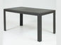 Rectangular Uranus resin outdoor table 140x80 4 colors