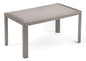 Rectangular Uranus resin outdoor table 140x80 4 colors