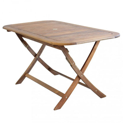 Tavolo pieghevole in legno di Acacia 150 x 80