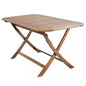 Tavolo pieghevole in legno di Acacia 150 x 80