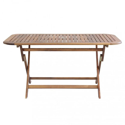 Tavolo pieghevole in legno di Acacia 150 x 80
