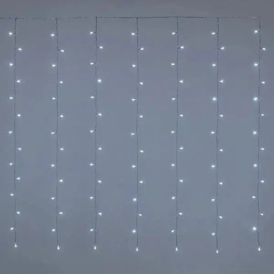 182 LED outdoor white curtain light