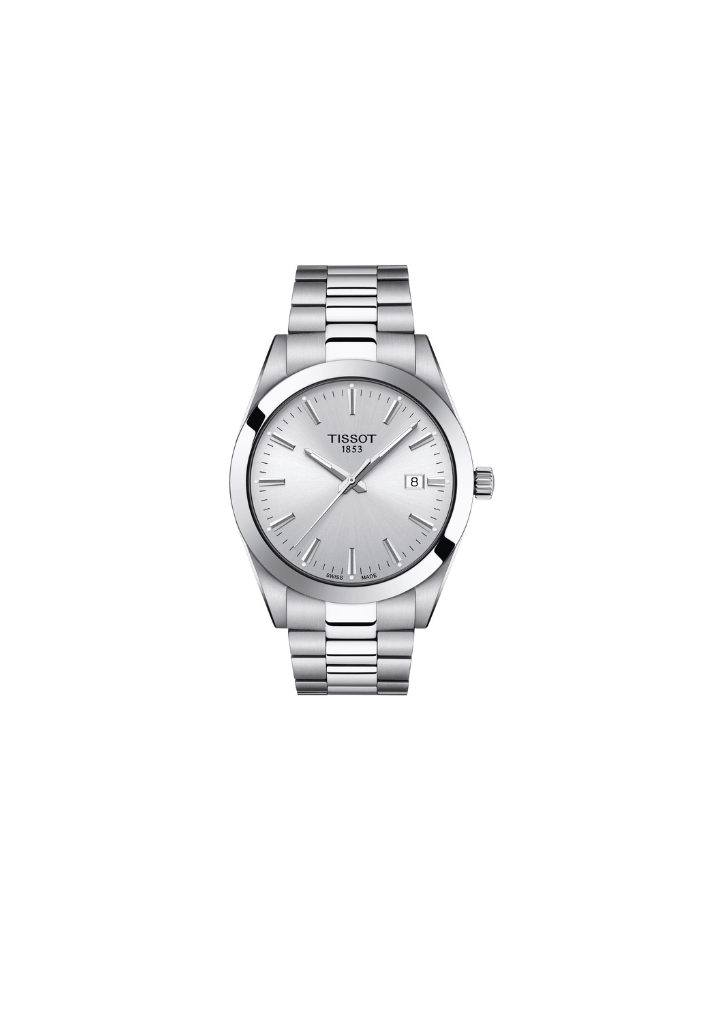 Tissot Gentleman Quartz Silver Argento 40mm Swiss Made T127.410.11.031.00