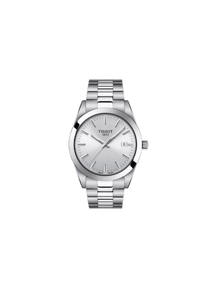 Tissot Gentleman Quartz Silver Argento 40mm Swiss Made T127.410.11.031.00