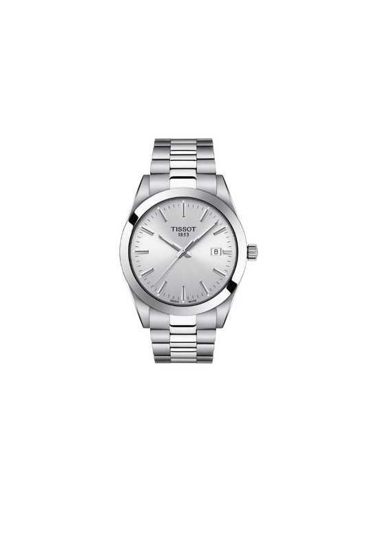 Tissot Gentleman Quartz Silver Argento 40mm Swiss Made T127.410.11.031.00