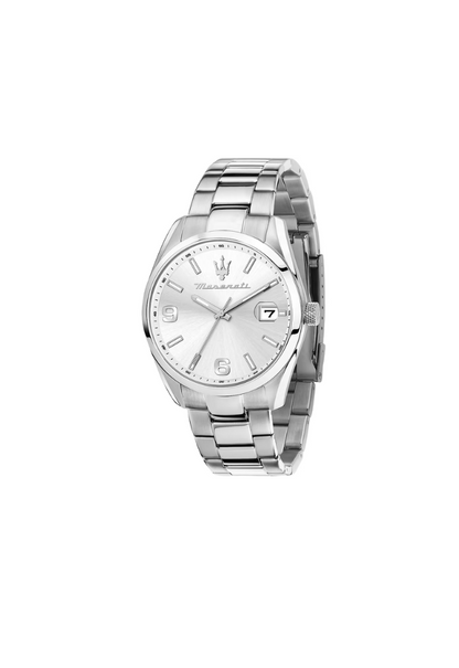 Orologio Maserati R8853 – in acciaio con quadrante bianco e data