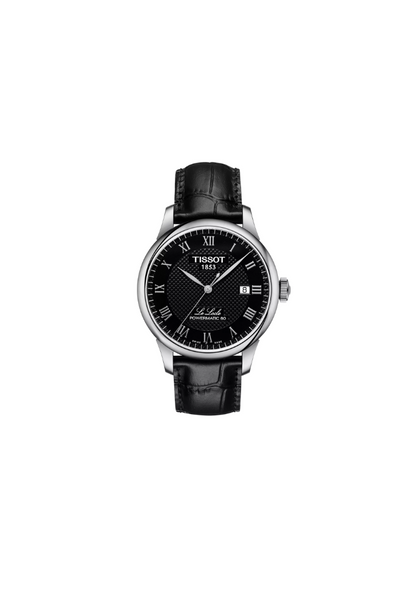 Tissot Le Locle Automatic Swiss Made Schwarz 39.3mm Lederarmband – T006.407.16.053.00