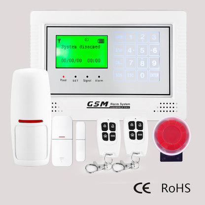 Alarmanlagen-Set für Haus und Geschäft, Touchscreen-Alarm, GSM-Wählgerät, WLAN-App