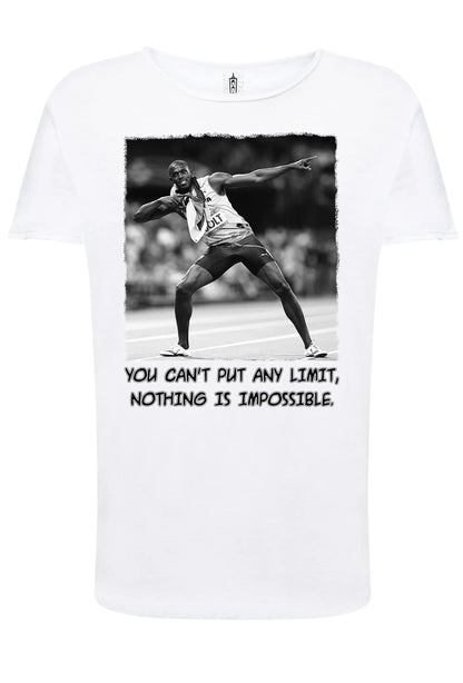 The Legend Bolt - T-shirt Uomo Cotone Fiammato